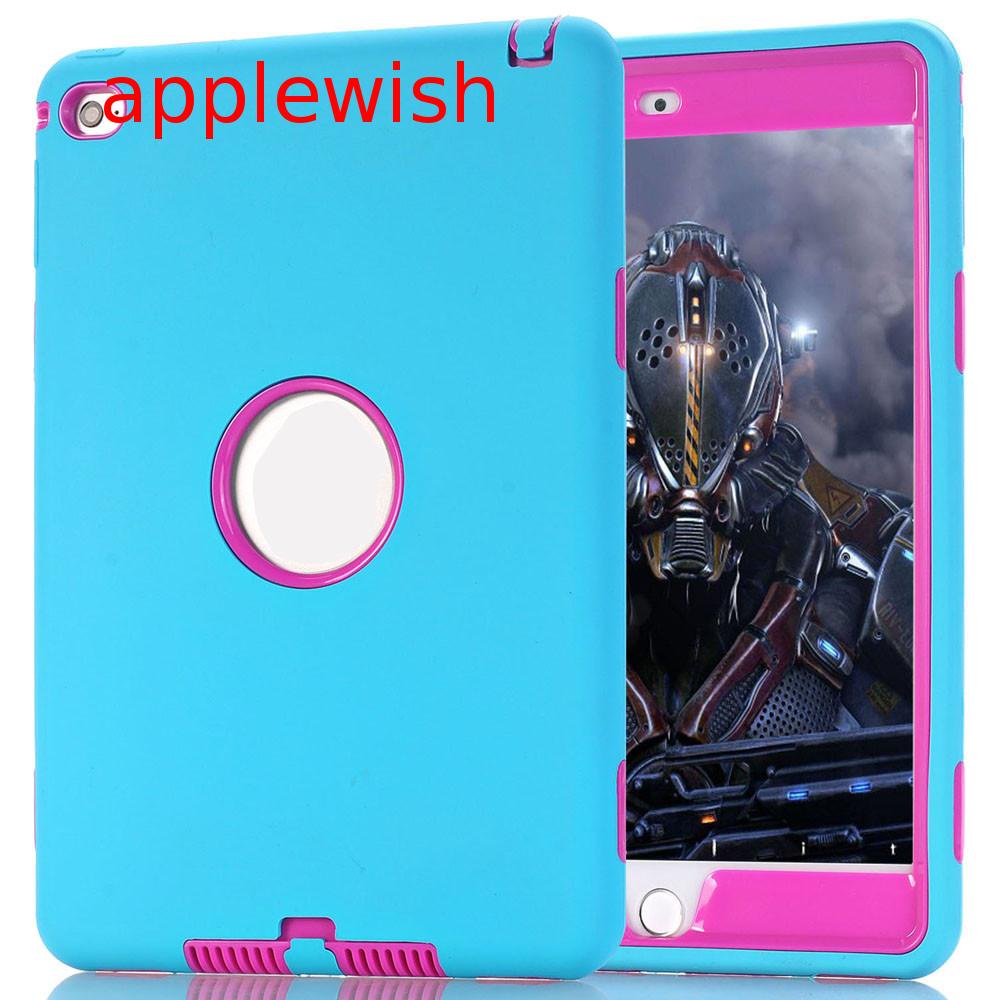 Ốp Bảo Vệ Máy Tính Bảng Bằng Cao Su Hybrid Kiểu Quân Đội Chống Sốc Cho ipad Mini 4