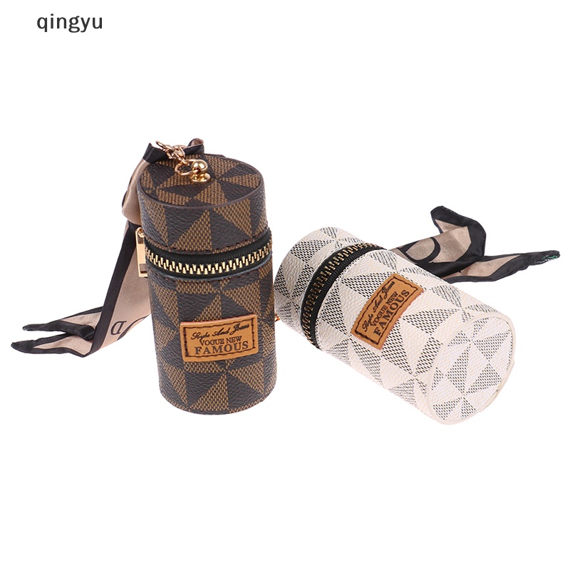 Móc Khóa Da Hình Xô Đựng Son Môi / Túi Xách Độc Đáo