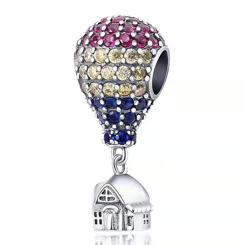 Hạt Charm Kỳ Lân & Hot-Air Chính Hãng Tự Làm Vòng Tay / Vòng cổ Thời Trang Mùa Xuân Cho Nữ