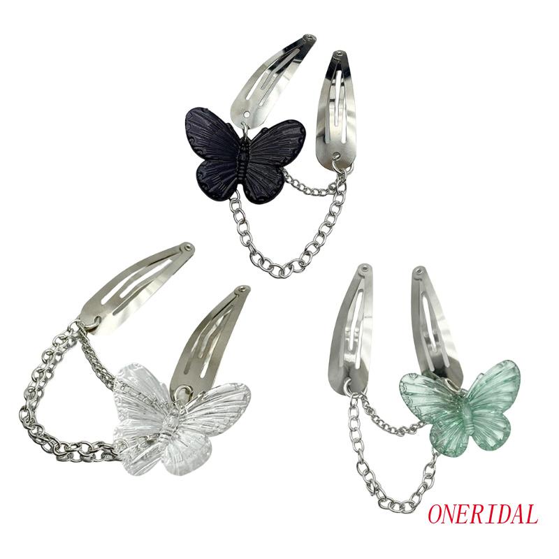 Kẹp Tóc Tua Rua Hình Bướm Ngọt Ngào Cho Nữ