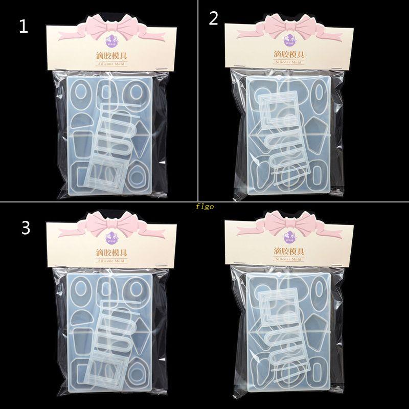 Khuôn Silicone Hình Tròn / Vuông Dùng Làm Trang Sức DIY