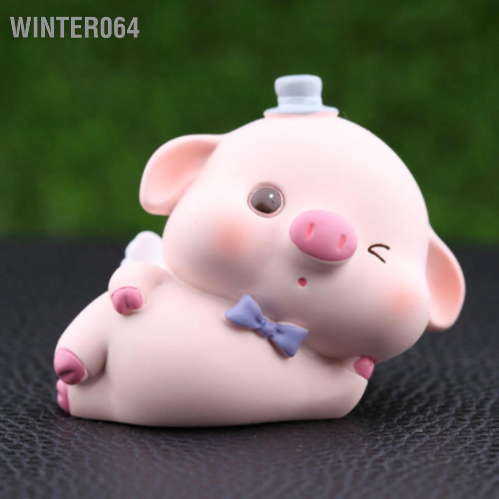 Winter064 Xe Lắc Đầu Búp Bê Nội Thất Điều Khiển Trung Tâm Trang Trí Đồ Dễ Thương Nhựa Hàng Thủ Công