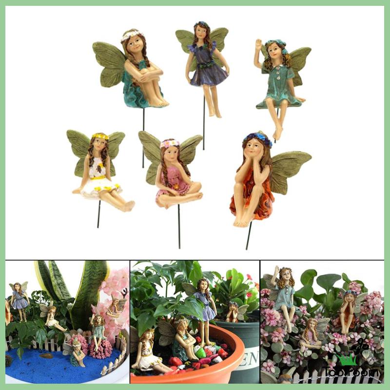 Bộ 6 Mô Hình Pixie Thu Nhỏ Dùng Trang Trí