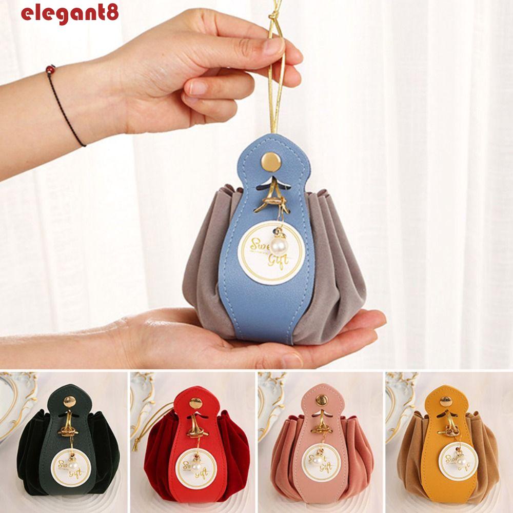 Túi Vải Đựng Kẹo Cầm Tay Thiết Kế Tinh Tế Trang Trí Tiệc Cưới / Sinh Nhật