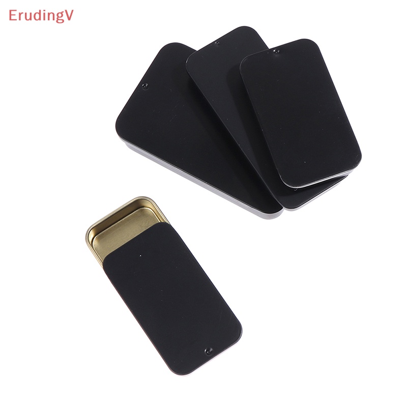 [ErudingV] Set 2 Hộp Đựng Kem Dưỡng Bằng Kim Loại Trơn Dạng Đẩy Nhỏ [Mới]