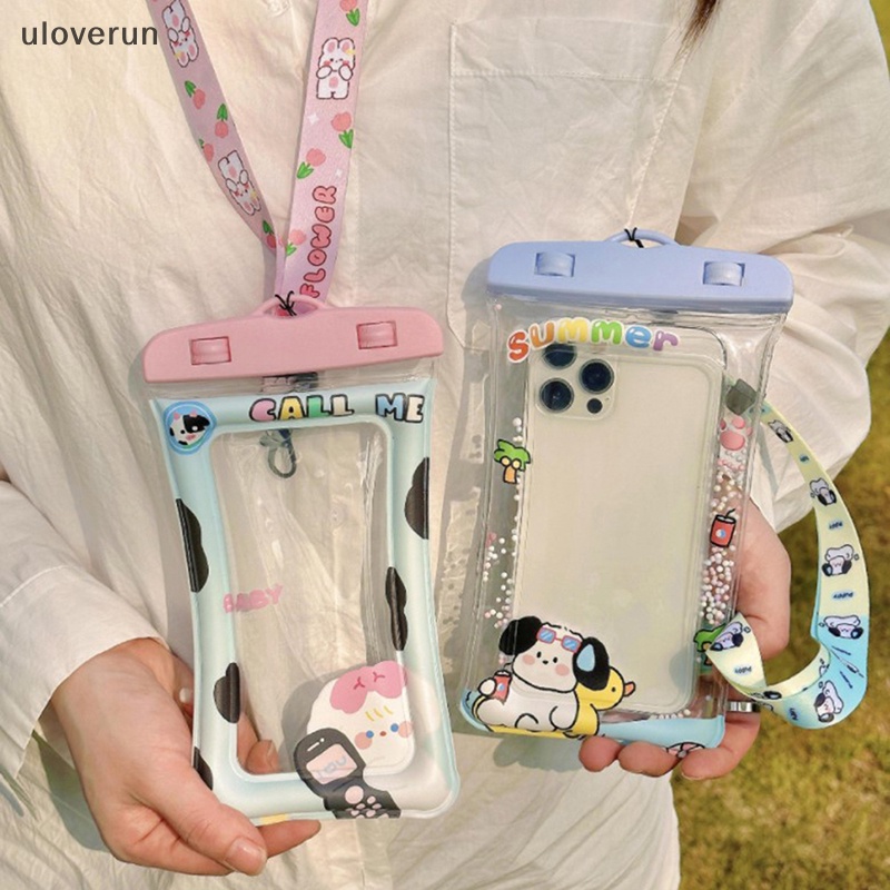 Túi Đựng Điện Thoại Chống Thấm Nước Họa Tiết Hoạt Hình Thời Trang Đi Bơi