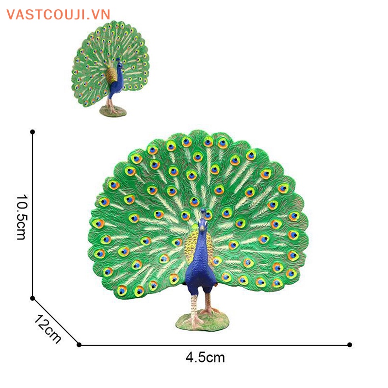 Mô Hình Chim Công Nông Trại Sống Động Như Thật