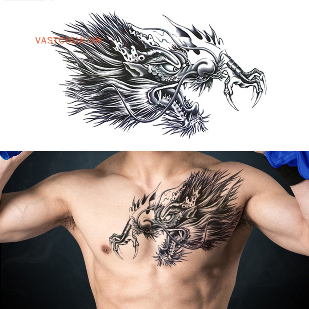 Miếng Dán Hình Xăm Tạm Thời Chống Thấm Nước Trang Trí Cơ Thể