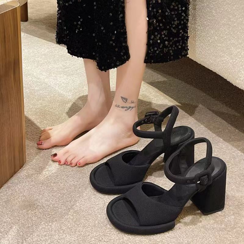 Giày sandal cao gót hở ngón thời trang mùa hè xinh xắn dành cho nữ AA6085