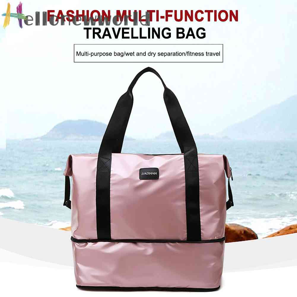 Túi Đựng Đồ Tập Thể Thao Sức Chứa Lớn Chia Ngăn Khô / Ướt Tiện Dụng Cho Nam Và
