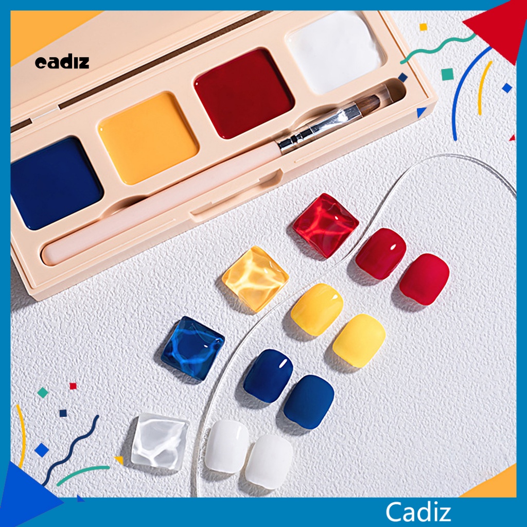 1 Bộ Gel Sơn Móng Tay Không Gây Kích Ứng Kèm Cọ Tiện Dụng DIY