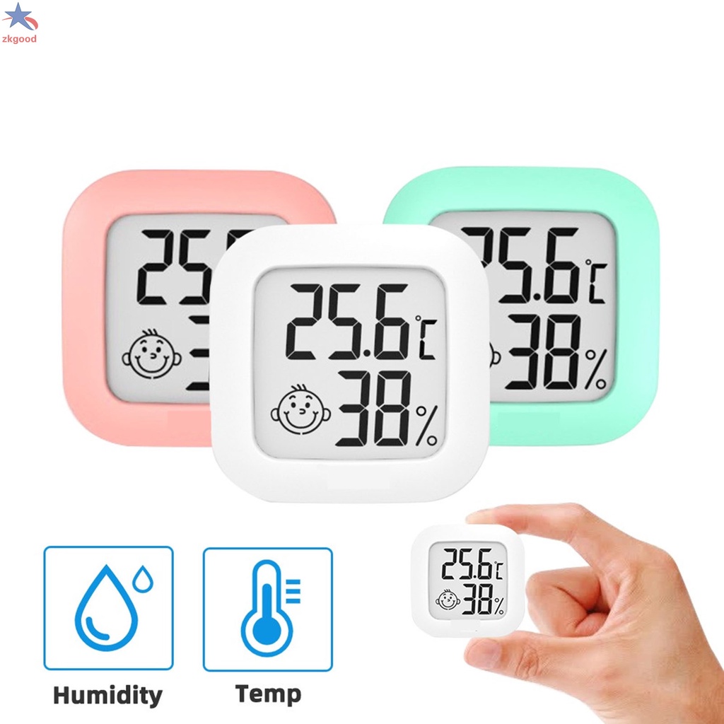 Máy Đo Nhiệt Độ Và Độ Ẩm Trong Nhà Mini Đa Năng