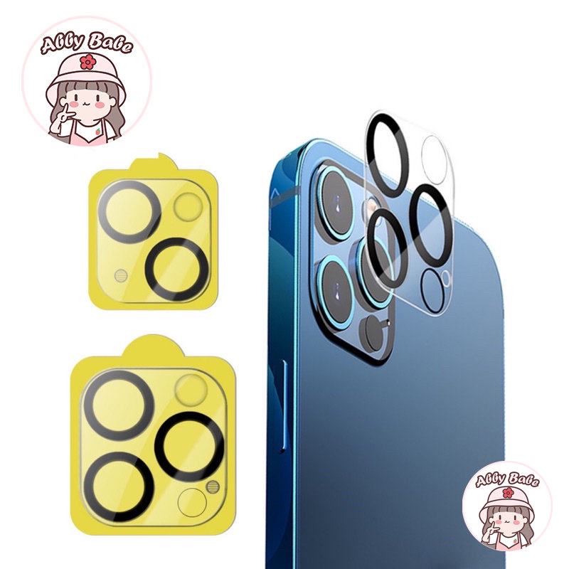 Kính Cường Lực 9H Chống Trầy Xước Màu Đen Pha Lê Trong Suốt Cho IPhone 14 Pro Max 13 Pro Max 12 11 Pro Max