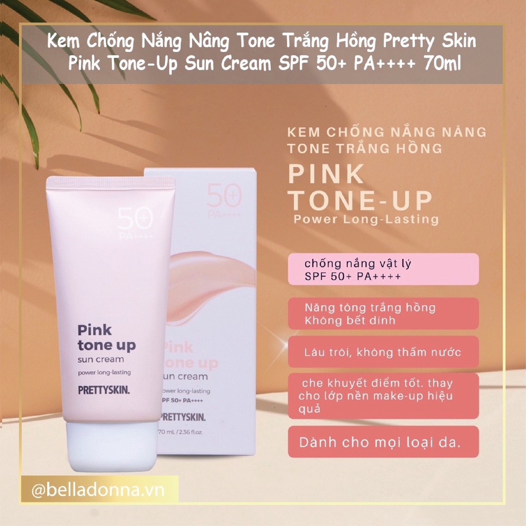 Kem Chống Nắng PrettySkin - Pretty Skin Sun Cream SPF 50+ PA++++ 70ml