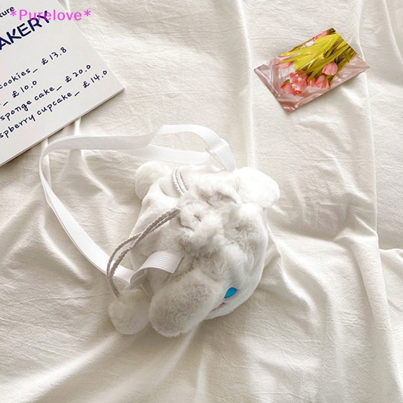 SANRIO Ba Lô Đeo Vai Hình Búp Bê Kuromi Melody Cinnamoroll Nhồi Bông Mềm Đáng Yêu Cho Bé Gái Mới