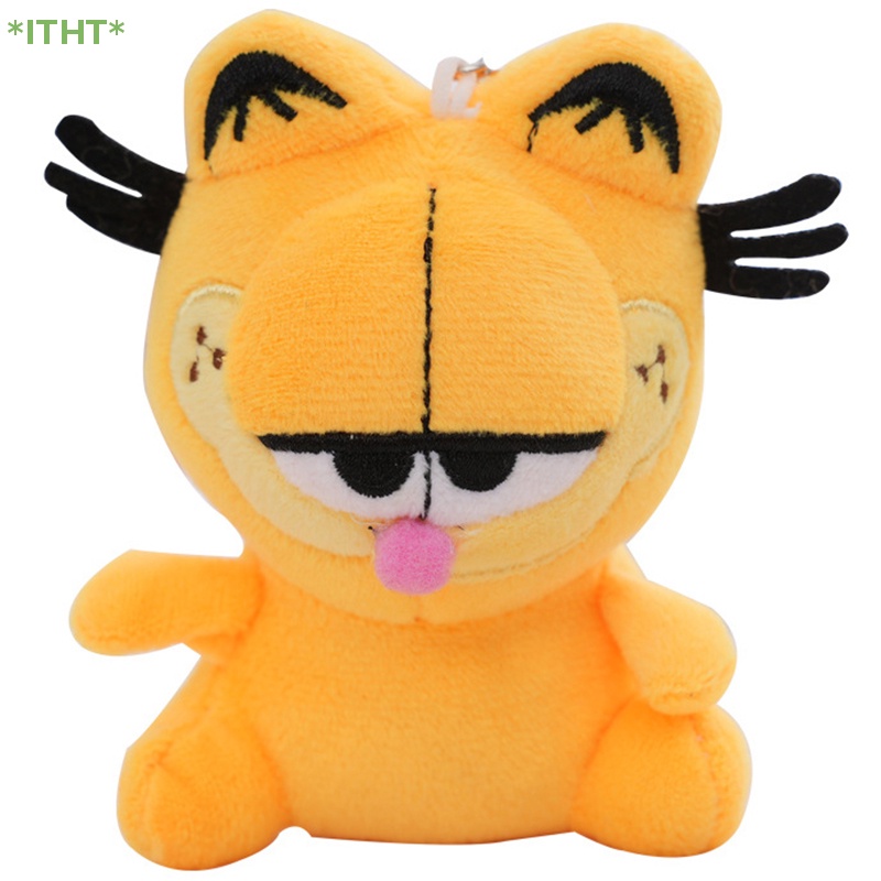 1 Móc Khóa Hình Mèo Garfield Nhồi Bông 12cm Mới