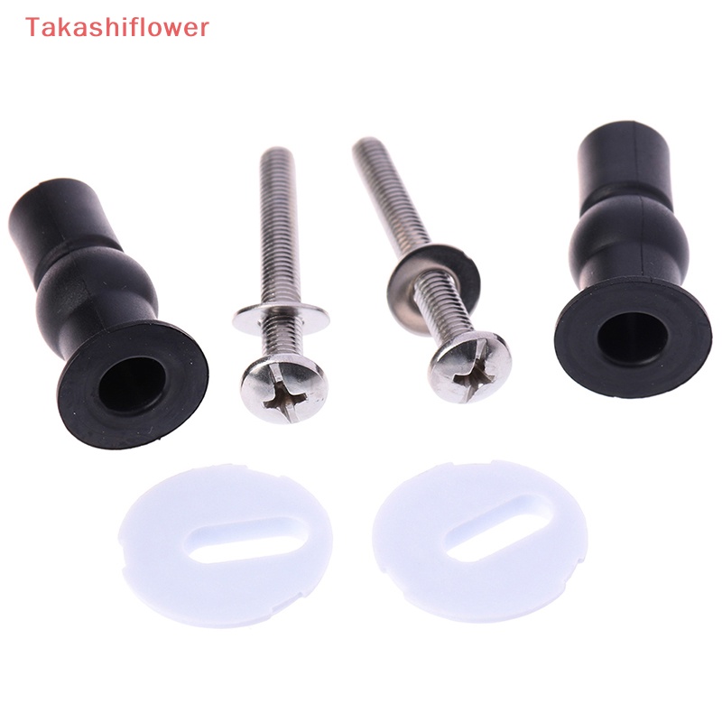 Set 2 Ốc Vít Cao Su Cố Định Bệ Ngồi Bồn Cầu Chuyên Dụng