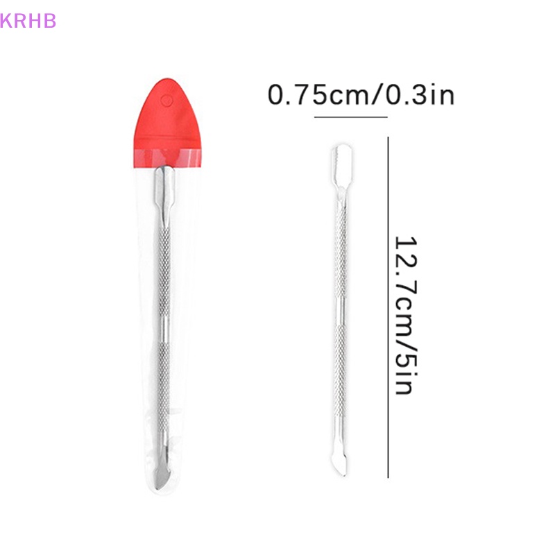 Bộ Dụng Cụ Làm Móng Hai Đầu Bằng Thép Không Gỉ Mới