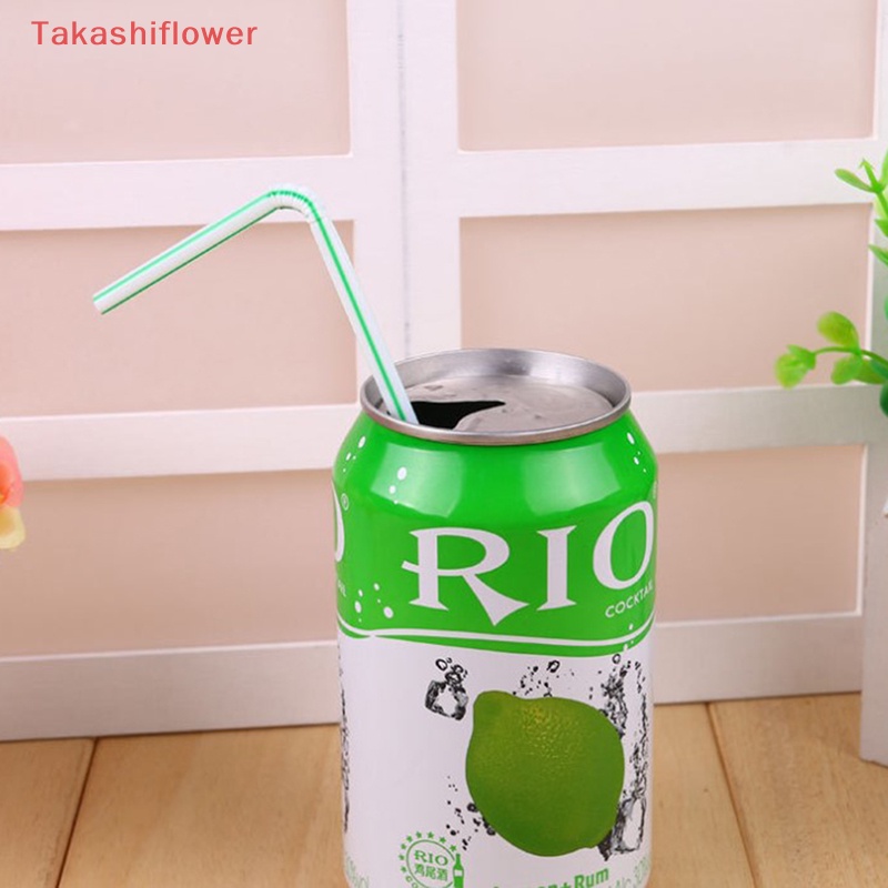Set 100 Ống Hút Nhựa Linh Hoạt Có Thể Uốn Cong Tiện Dụng