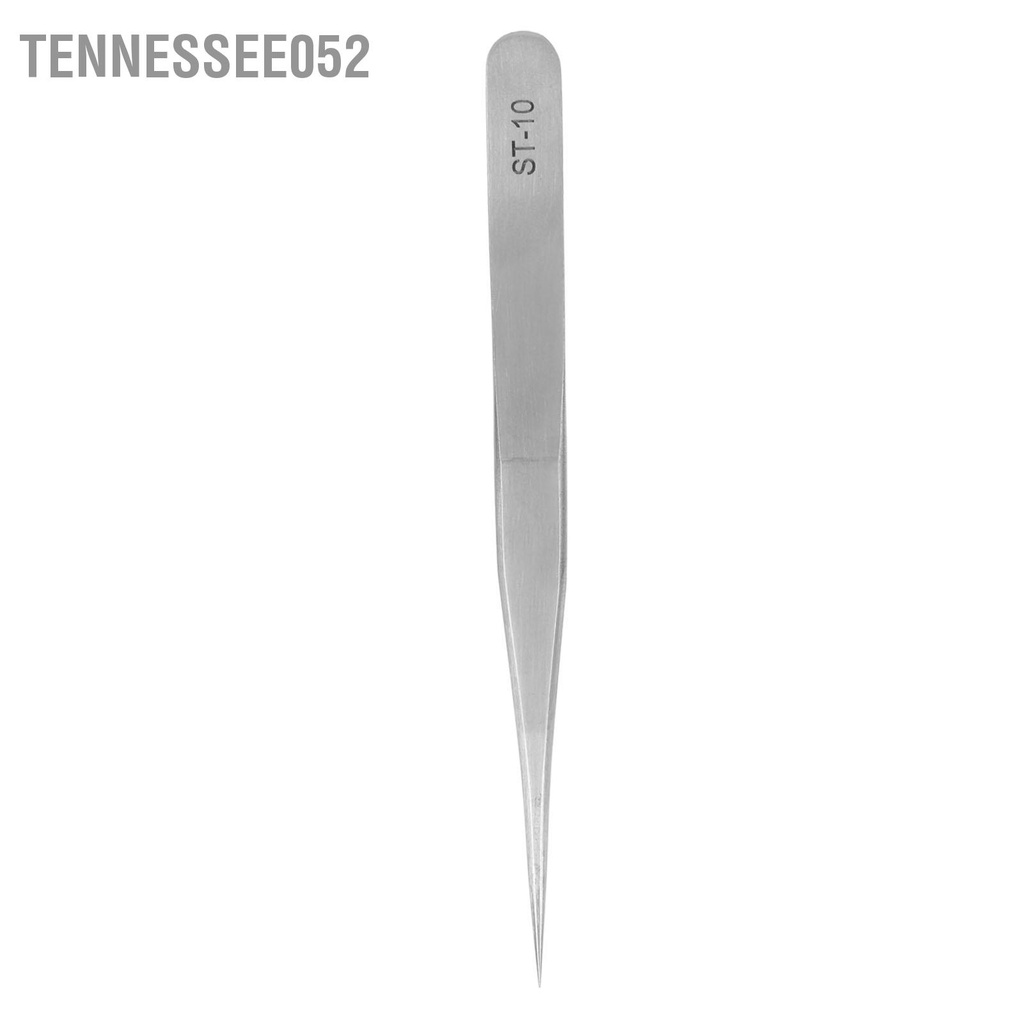 Tennessee052 Nhíp sửa chữa đồng hồ bằng thép không gỉ trang sức chính xác đầu nhọn cho linh kiện điện tử ST10