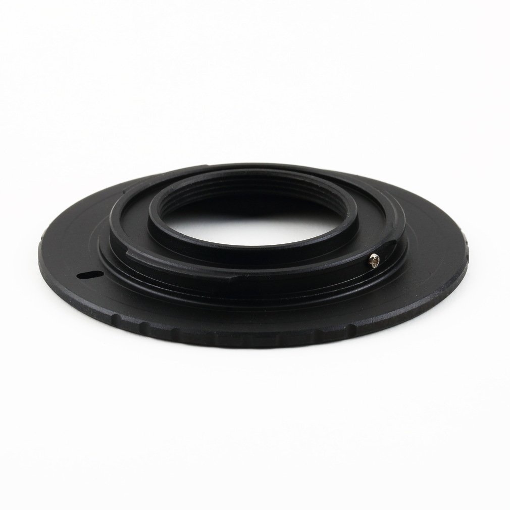 Adapter Camera Lens Black Anodized Aluminum Metal Convert Ring Micro 4/3 M4/3 Mount For Olympus Pm1 C [Q/2]