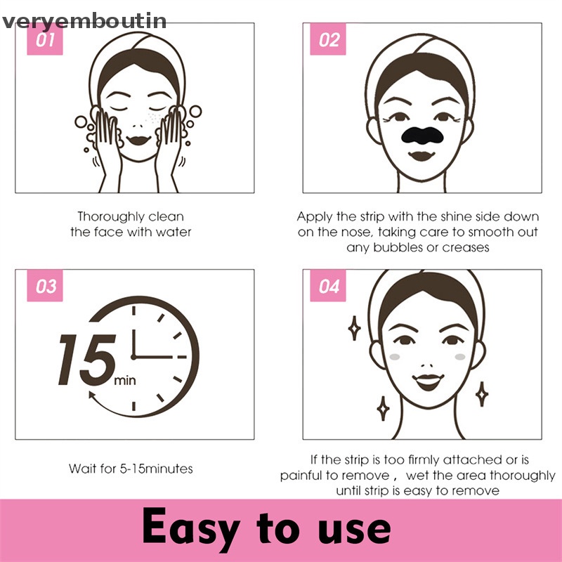 Miếng Dán Lột Mụn Đầu Đen Làm Sạch Sâu Lỗ Chân Lông