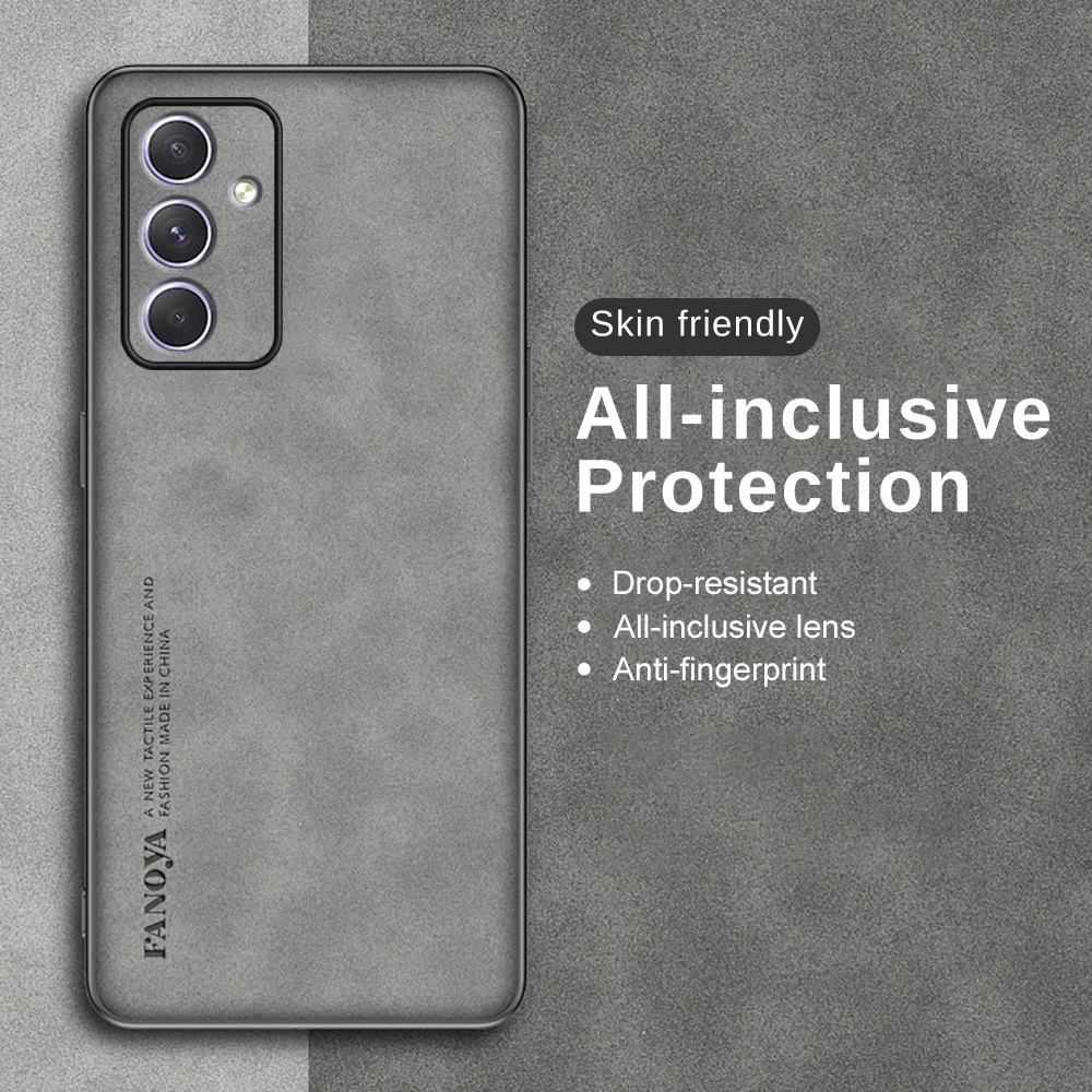 YBCG Luxury texture Leather TPU Soft Back Cover For Samsung M54 M546B A54 A546B A546V 5G Phone Shockproof Case for Ss Galaxy A M 54 A34 A14 4G