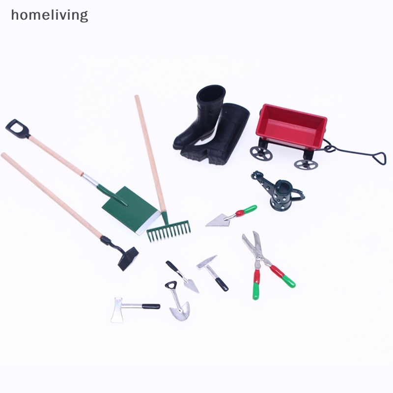 Mô Hình Nhà Búp Bê Mini Bằng Hợp Kim Dùng Trang Trí Tiểu Cảnh