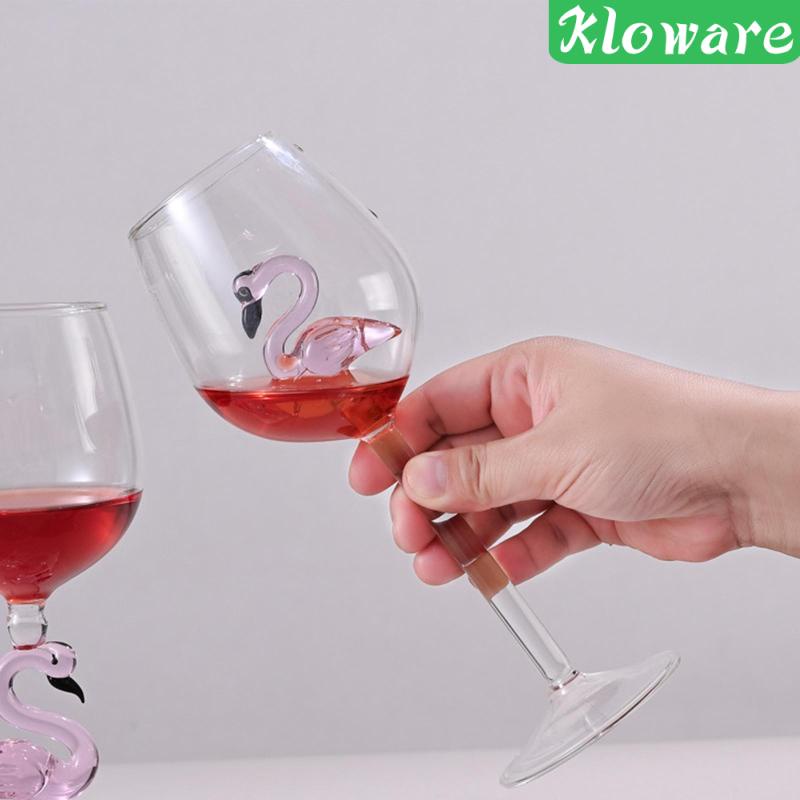 Mắt Kính Hình Chim Hồng Hạc Sáng Tạo Dùng Trang Trí Tiệc