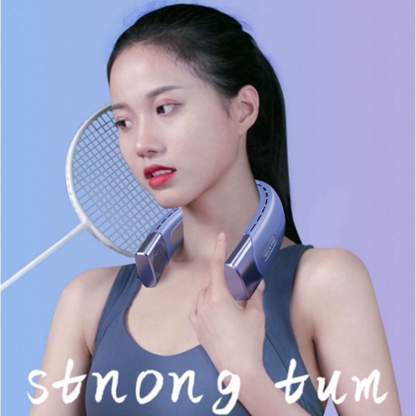 🇻🇳Trong kho🇻🇳 Quạt Làm Mát Đeo Cổ 20db Không Cánh 5 Tốc Độ Tùy Chỉnh Không Gây Tiếng Ồn Nhỏ Gọn Có Thể Sạc Lại Bằng Cổng