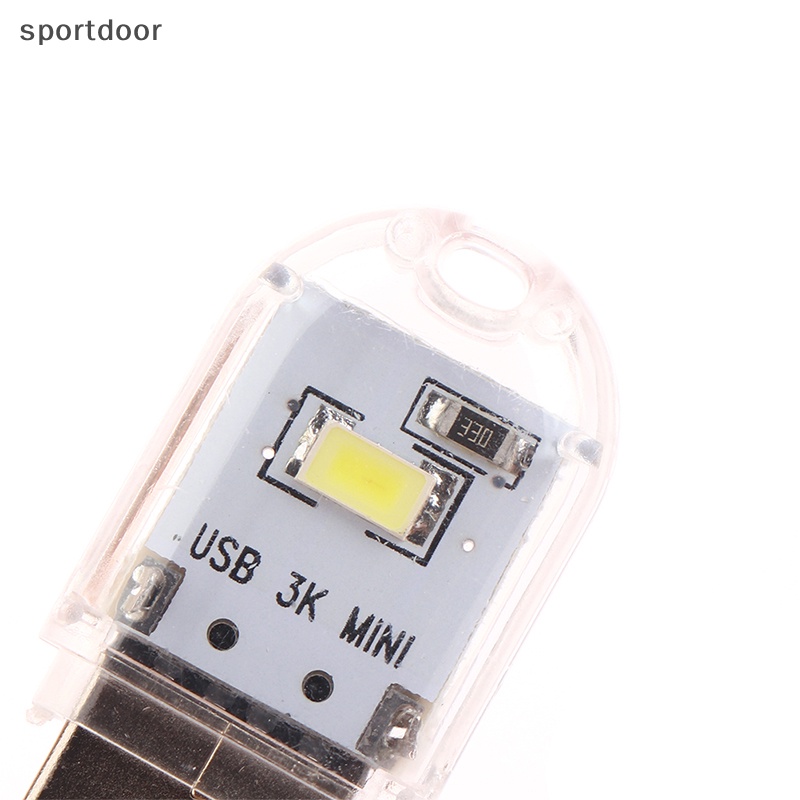 1 Đèn Ngủ Mini Sạc USB Ánh Sáng Ban Đêm Cho Máy Tính