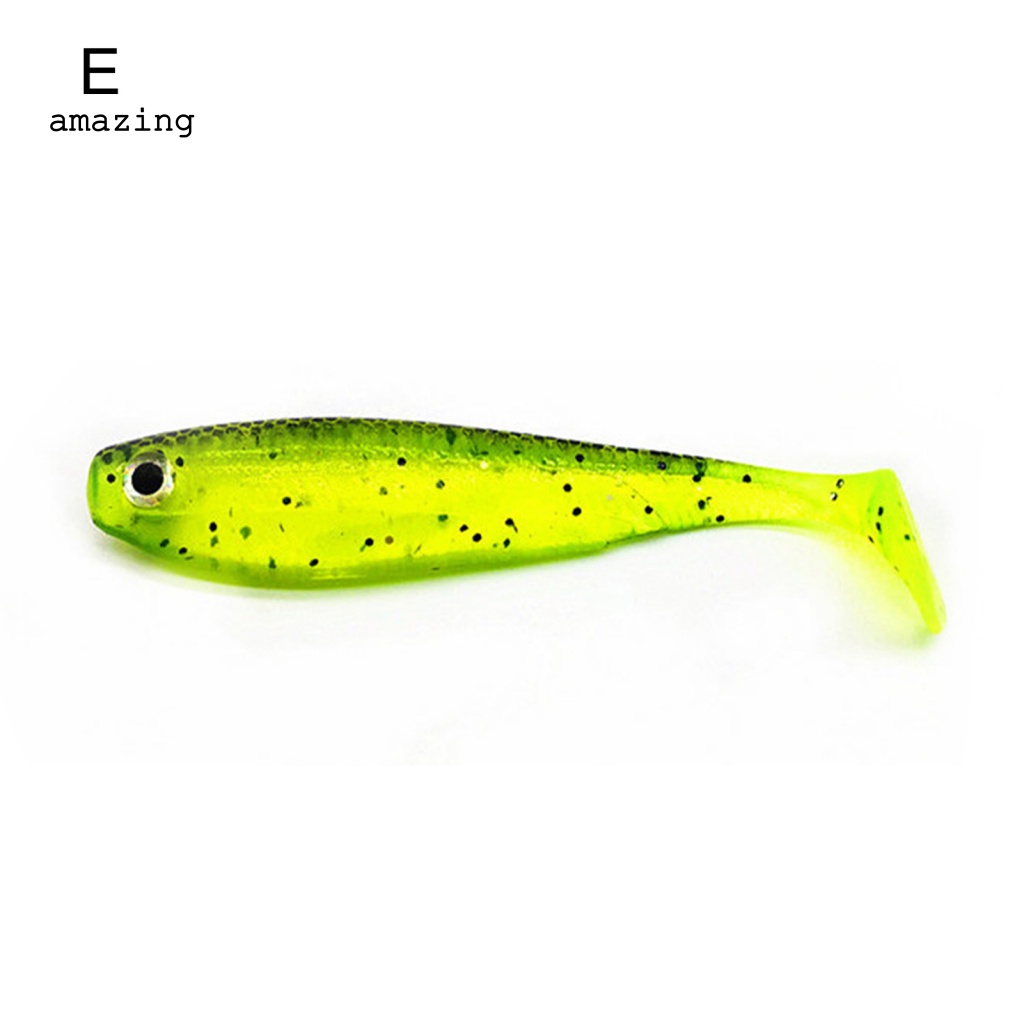 Mồi Câu Cá Giả Mắt 3D Mềm Màu Sắc Tươi Sáng 12cm / 12g