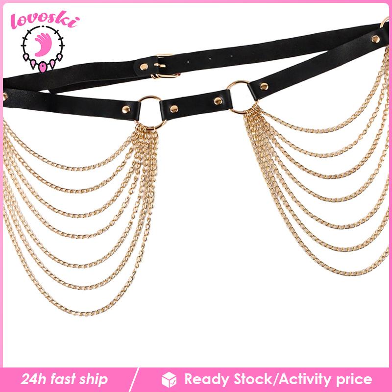 Dây Xích Đeo Thắt Lưng Phong Cách Gothic Thời Trang Đi Hộp Đêm