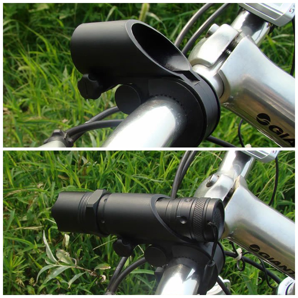 Giá Đỡ Đèn Pin LED Cố Định Cầm Tay Dạng Xoay Cố Định Tiện Lợi Dành Cho Xe Đạp