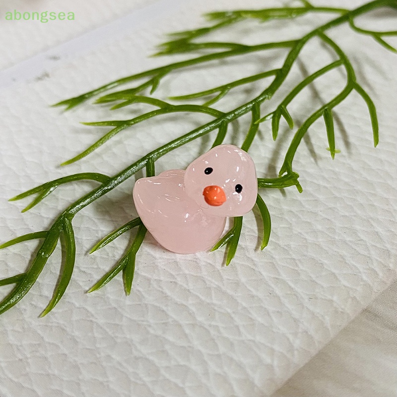 Bộ 5 Kẹp Tóc Nhựa Hình Chú Vịt Dạ Quang Xinh Xắn