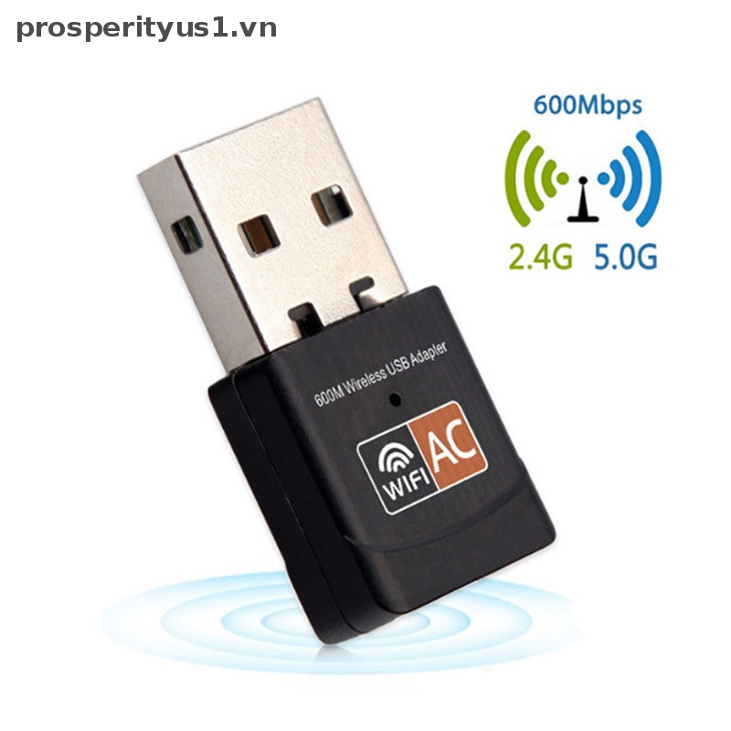 Usb WiFi Băng Tần Kép 600Mbps prosperityus1 2.4G / 5G Hz 802.11AC Chất Lượng Cao