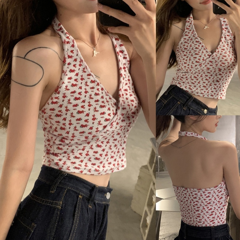 Áo Hai Dây Hở Lưng Ôm Dáng Thời Trang Mùa Hè Quyến Rũ