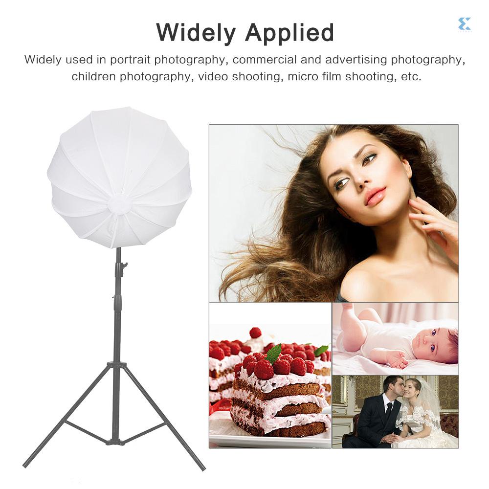 Hộp Mềm Gấp Gọn Hình Lồng Đèn NiceFoto 50cm / 20inch Với Giá Đỡ Nơ Tháo Gỡ Nhanh Spe VN A3.16