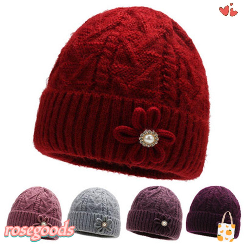 Mũ Len Tai Bèo Chống Gió Giữ Ấm Mùa Đông Dành Cho Người Lớn Tuổi