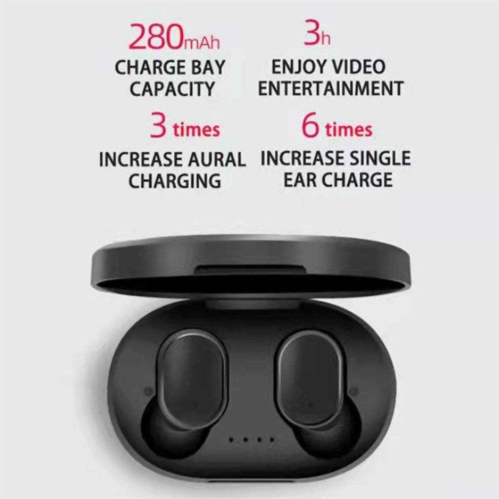 Airdots Headsets Wireless Bt 5.0 Earphone Headphone Stereo Earbuds With Charging Base In-Ear [Q/12]