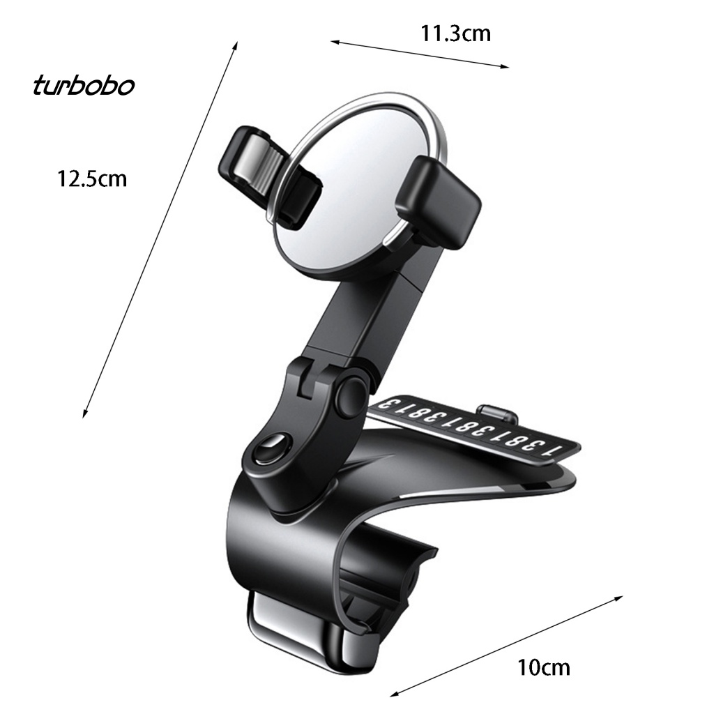 Giá Đỡ Điện Thoại Chống Trầy Gắn Tấm Chắn Nắng Xe Hơi Xoay Được Tiện Lợi