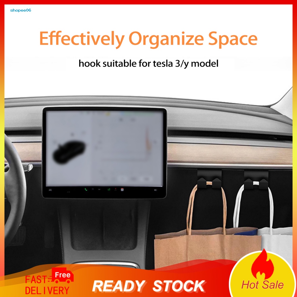 Móc Treo Đồ Gắn Lưng Ghế Xe Hơi Thông Dụng Cho Model 3 Y