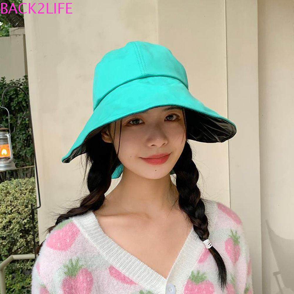 Nón Vành Rộng Chống Nắng / Tia UV Phong Cách Hàn Quốc Thanh Lịch Dành Cho Nữ 2life