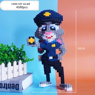 Đồ chơi xếp hình 3D Cảnh sát Zootopia