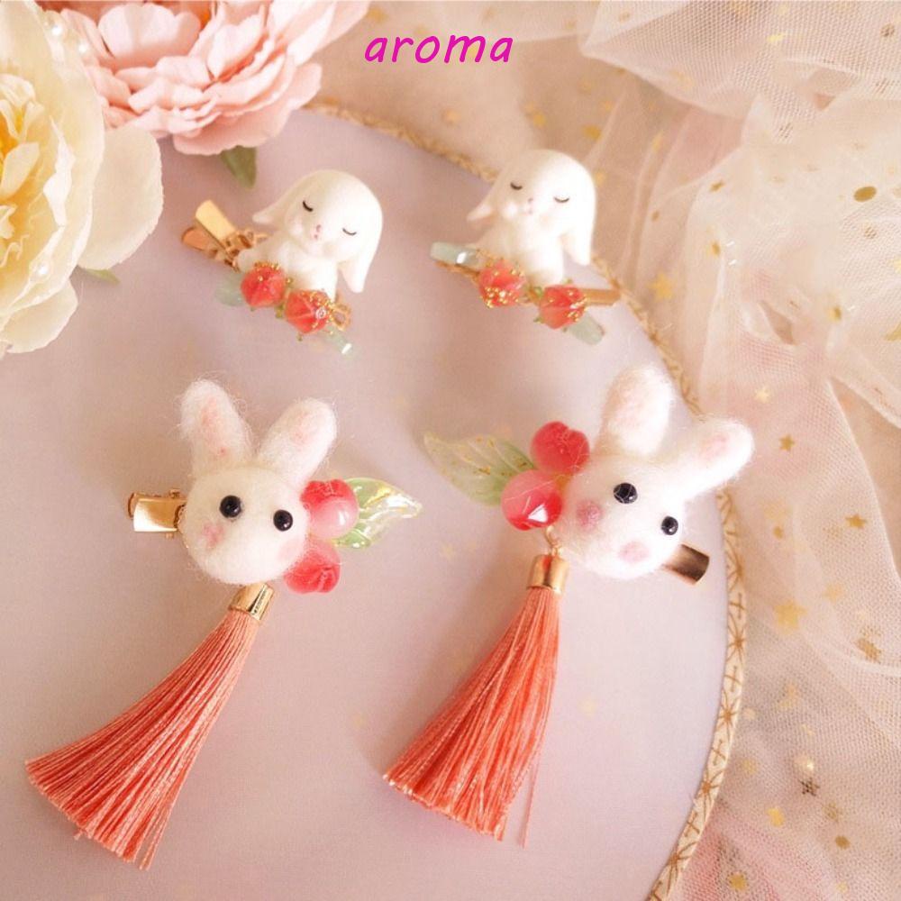 Kẹp Tóc Hình Thỏ Dễ Thương Phong Cách Hàn Quốc Cổ Điển Thời Trang Cho Nữ