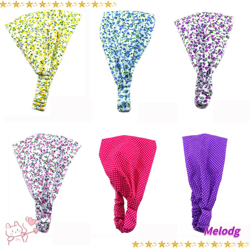 Khăn Turban In Hoa Co Giãn Dành Cho Bé Gái