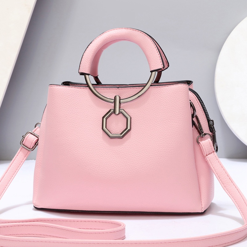 Túi Xách Đeo Vai Thời Trang Hàn Quốc Kiểu Dáng Đơn Giản Sức Chứa Lớn Cho Nữ