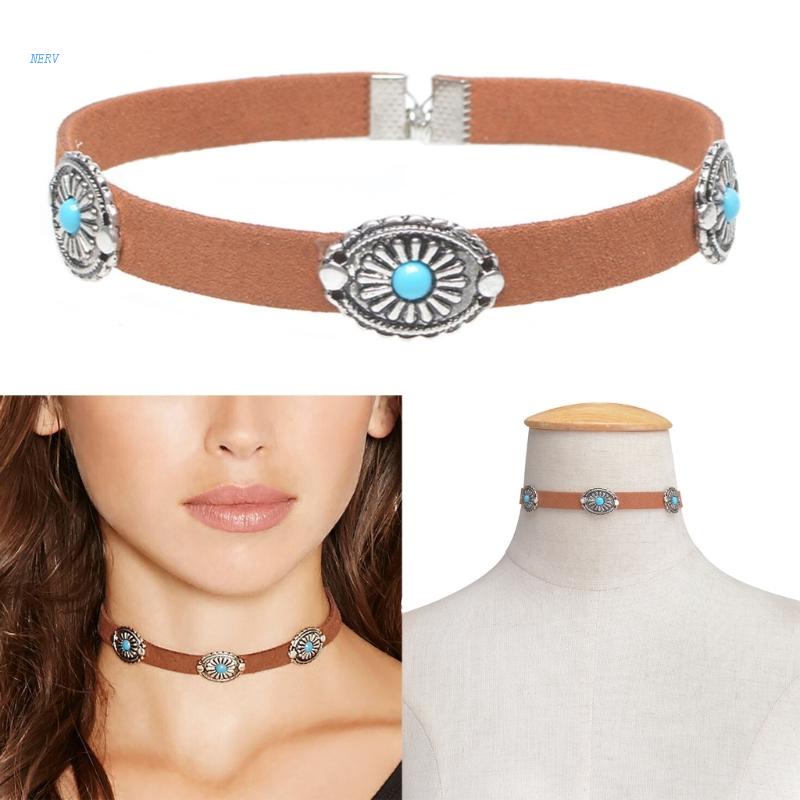 Vòng Cổ Choker Dây Nhung Phong Cách Boho Cổ Điển