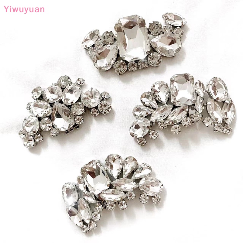 1 Phụ Kiện Kẹp Giày Cao Gót Đính Đá Lấp Lánh DIY Mới