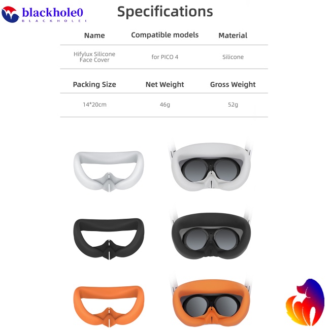 Ốp Bảo Vệ Mắt Bằng Silicon Chống Mồ Hôi Thay Thế Tiện Dụng Cho Pico 4 Vr